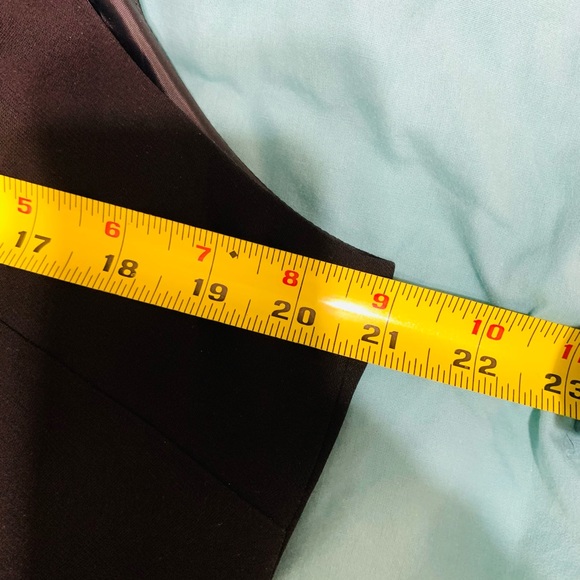 Evan-Picone LBD Dress With Strappy Sleeves Size 16 - Picture 9 of 13